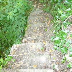 ESCALIER D'ACCES A LA LOIRE.