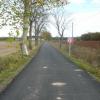 Chemin des Mazoyers goudronné à l'automne 2008.